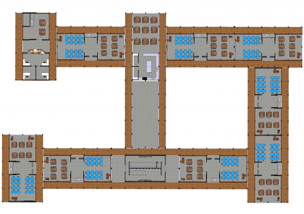 Cluster Floorplan Cutaway