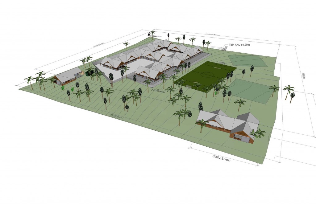 Architect's rendering of the new Hohidiai grade school.